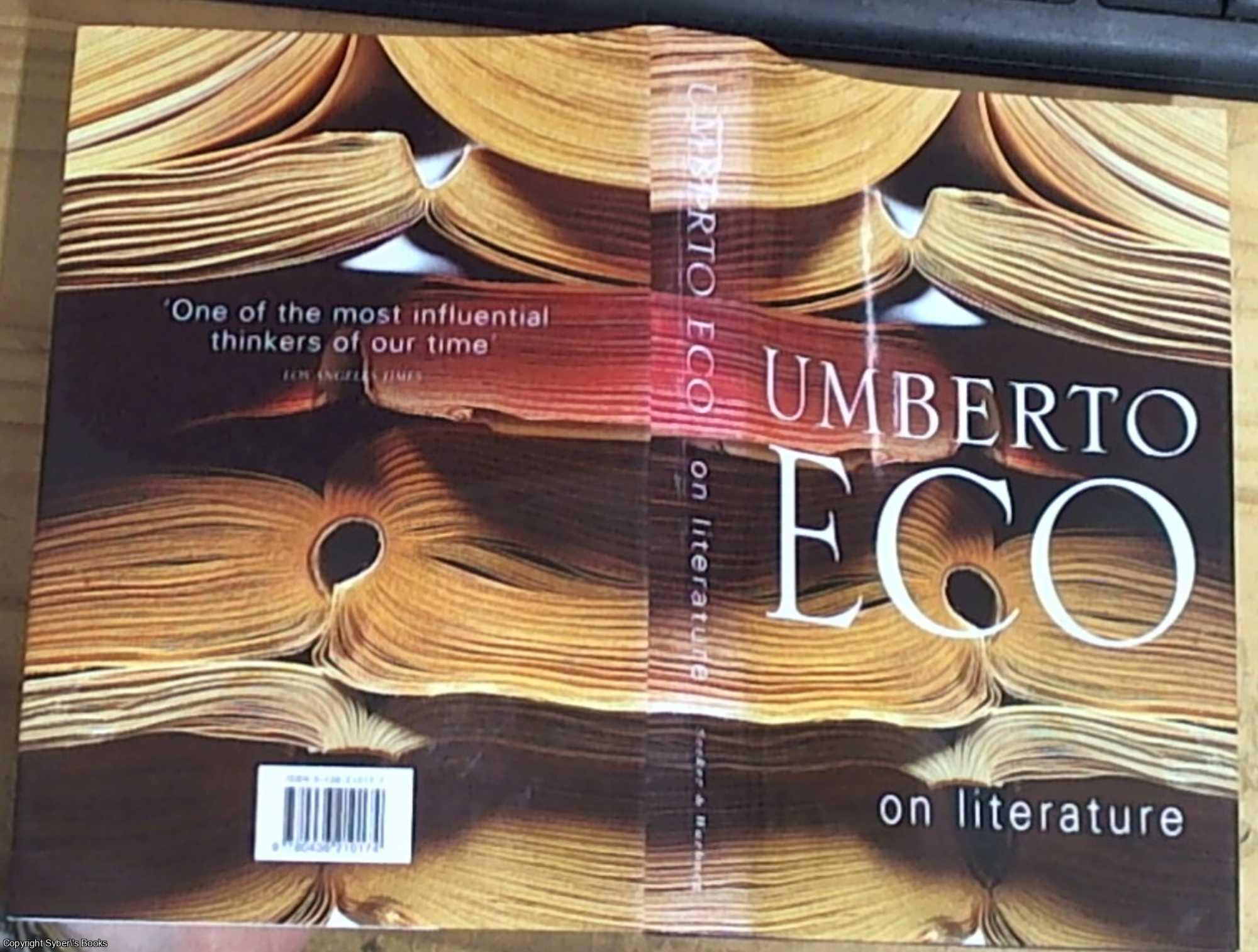 Eco, Umberto - On Literature