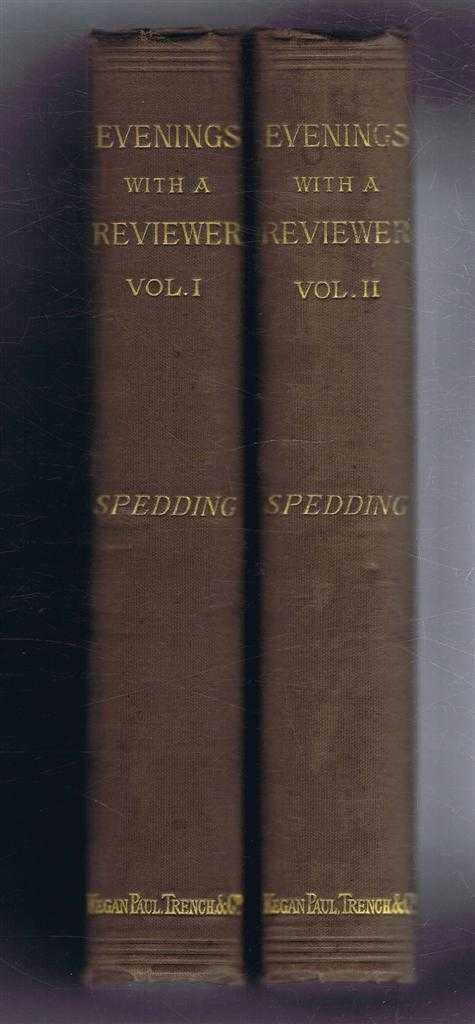 James Spedding, prefatory notice by G S Venables - Evenings with a Reviewer or Macaulay and Bacon, Two volumes complete