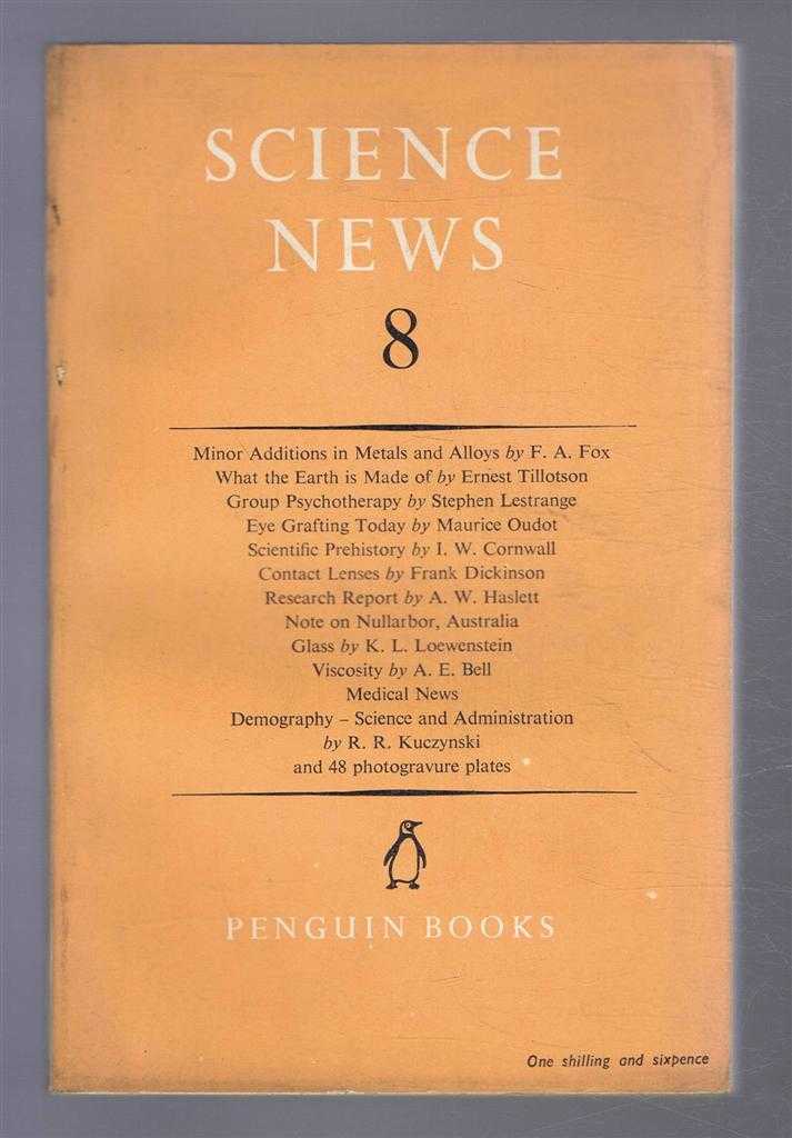 Edited by J L Crammer - Penguin Science News 8 (VIII):