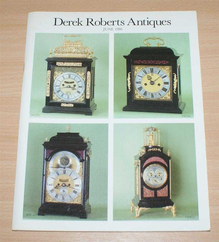 Derek Roberts Antiques - June 1986 Catalogue for Derek Roberts Antiques