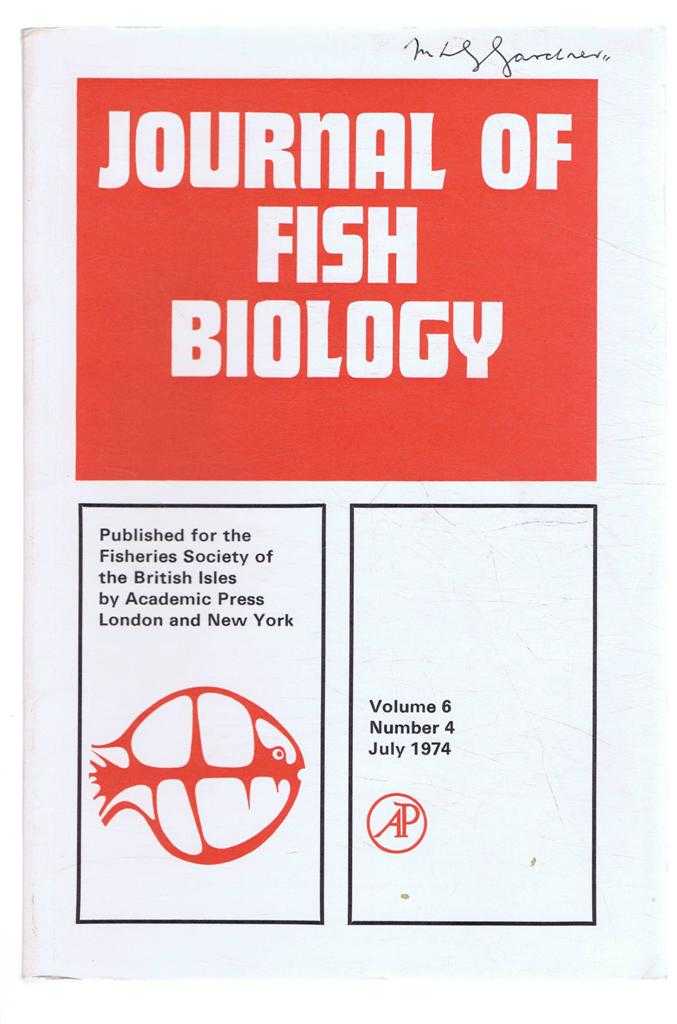 L E Mawdesley-Thomas (Ed). W J R Lanzing; D S C Lewis; R S Hines & D T Spira; etc. - Journal of Fish Biology. Volume 6, Number 4, July 1974