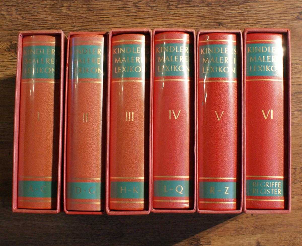 Dr Rolf Linnenkamp (Ed); Germain Bazin; Horst Gerson; Lawrence Gowing; Jean-Claude Lemagny; etc - Kindlers Malerei Lexikon. Band I - VI. (Kindlers Painting Dictionary Volumes 1 - VI).1000 Malersignaturen; 1200 Farbige Reproduktionen; 3000 Schwarzweisse Reproduktionen; In sechs Banden