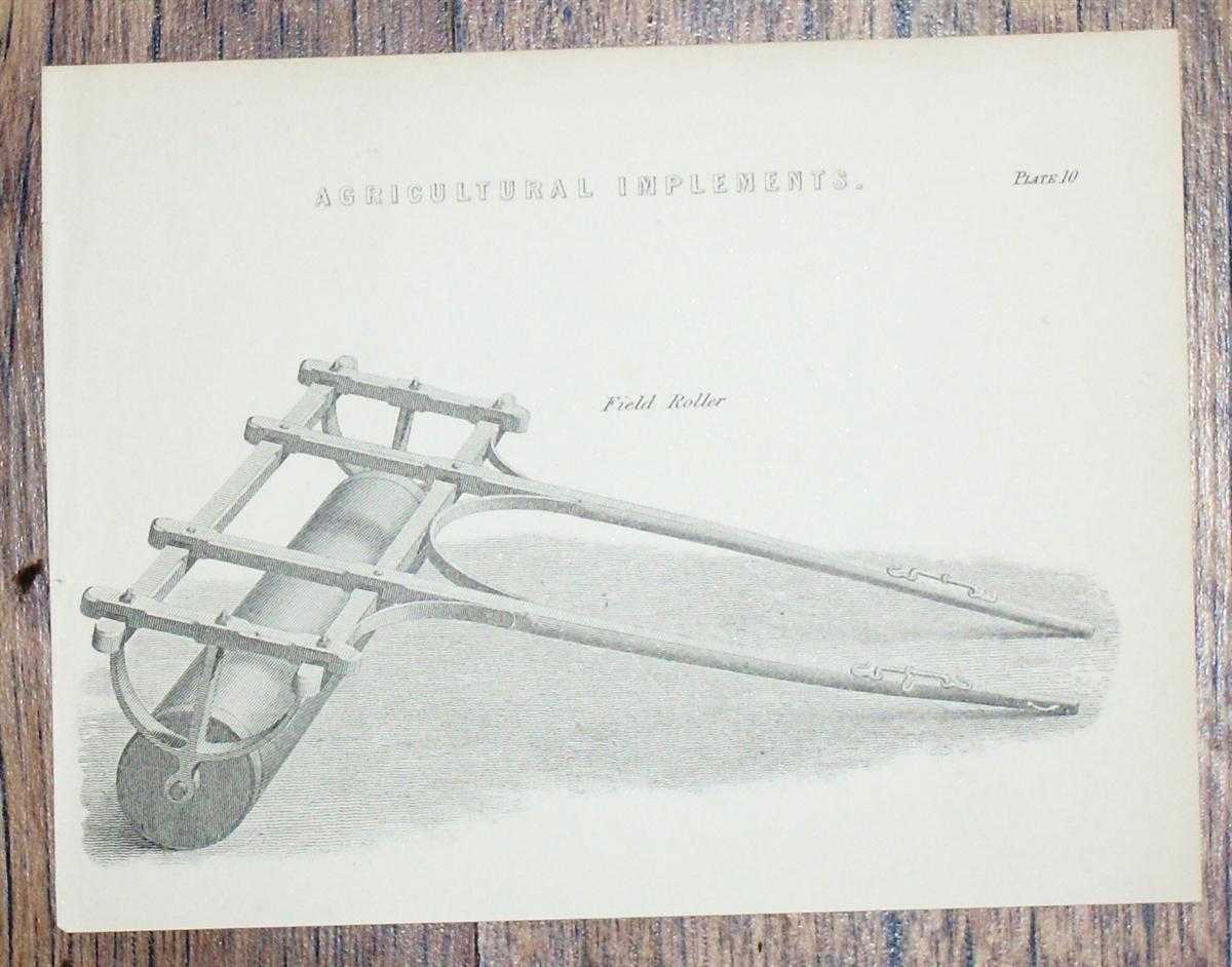 Not given - Engraved Plate from C19 Agricultural Book showing a 