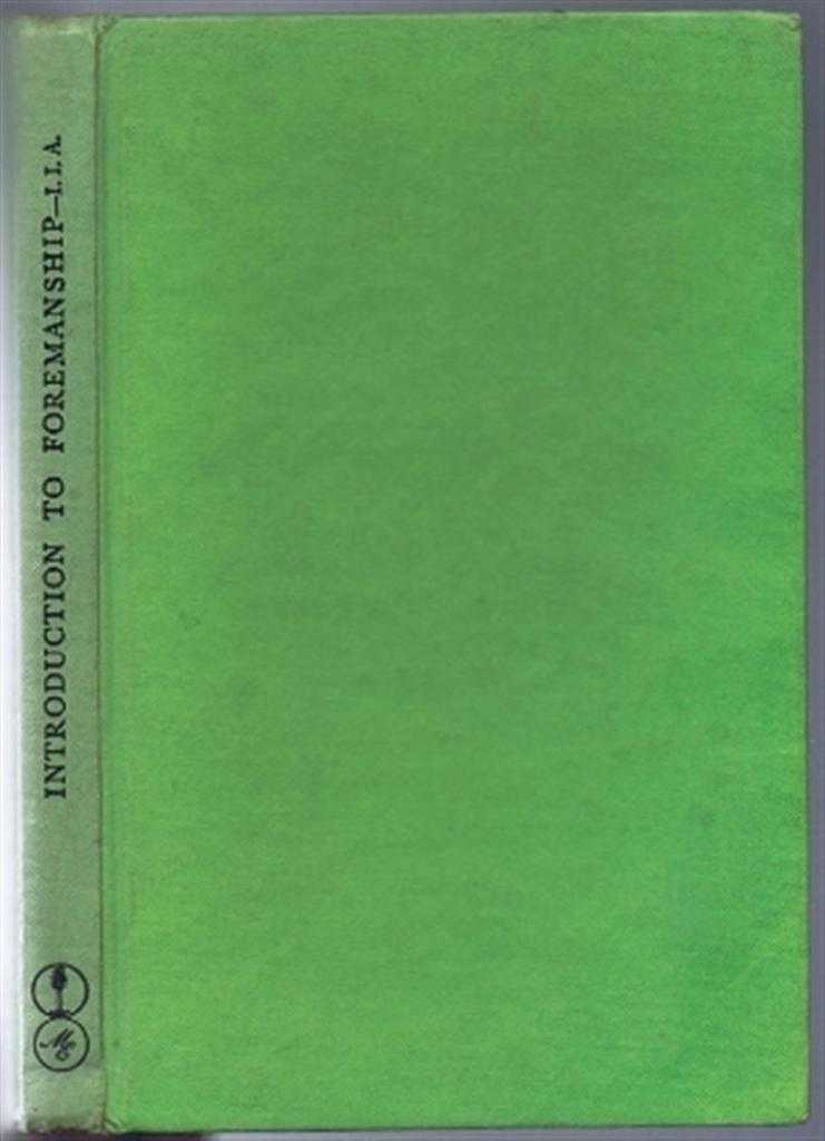 Edited by H McFarland Davis - Introduction to Foremanship