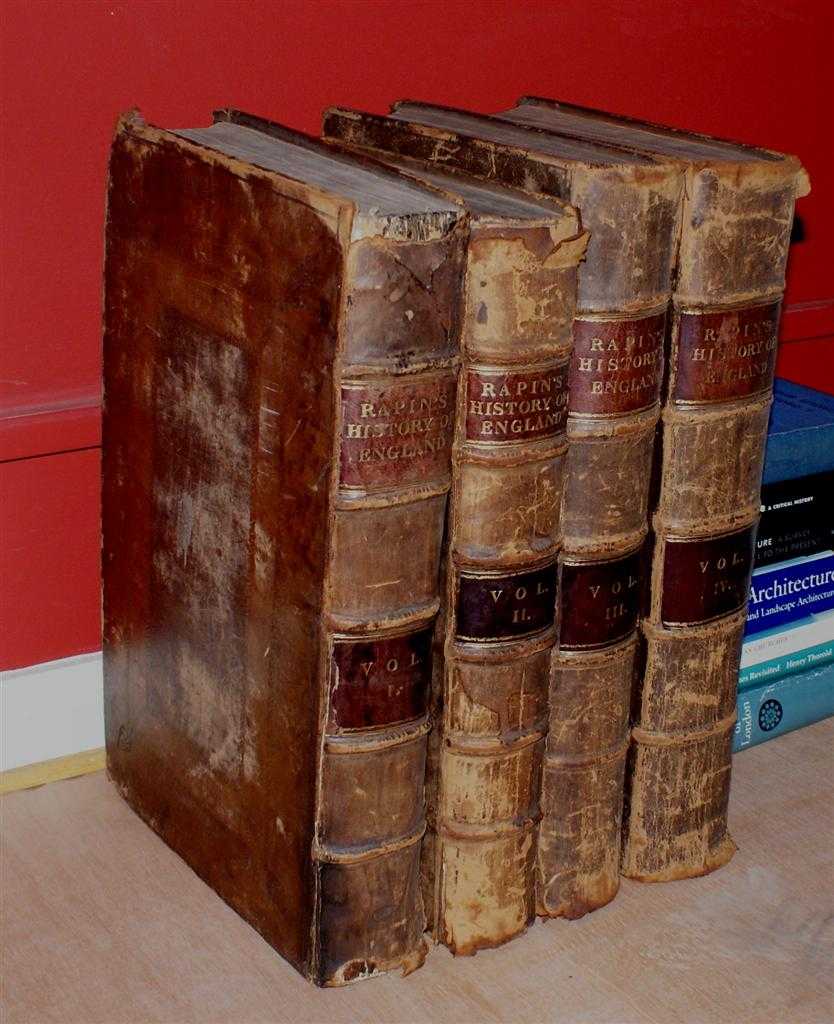 Mr. Rapin de Thoyras, N. Tindal - The History of England, (2 vols), with the Continuation from the Revolution to the Accession of King George II, Summary and Lists, (2 vols)