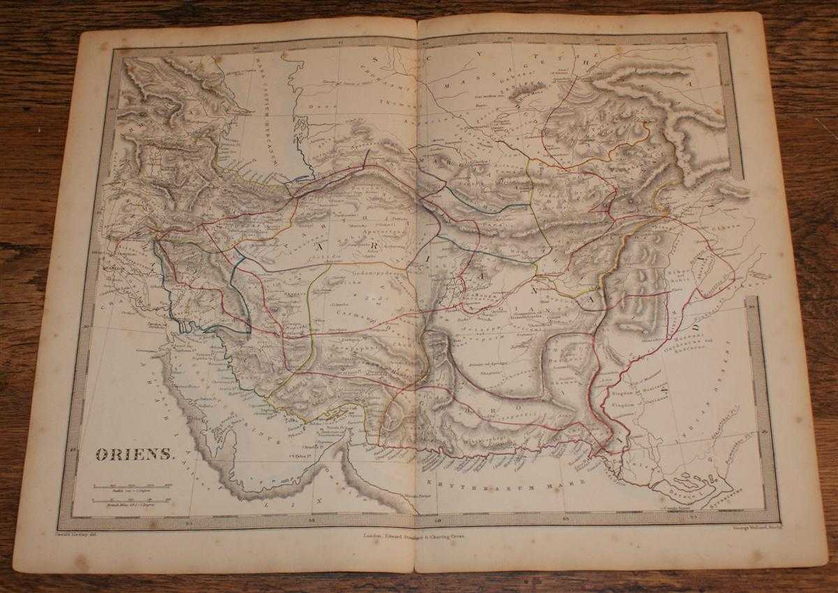Edward Stanford, George Welland - Map of Oriens (Modern Day Iran) - disbound sheet from 1857 