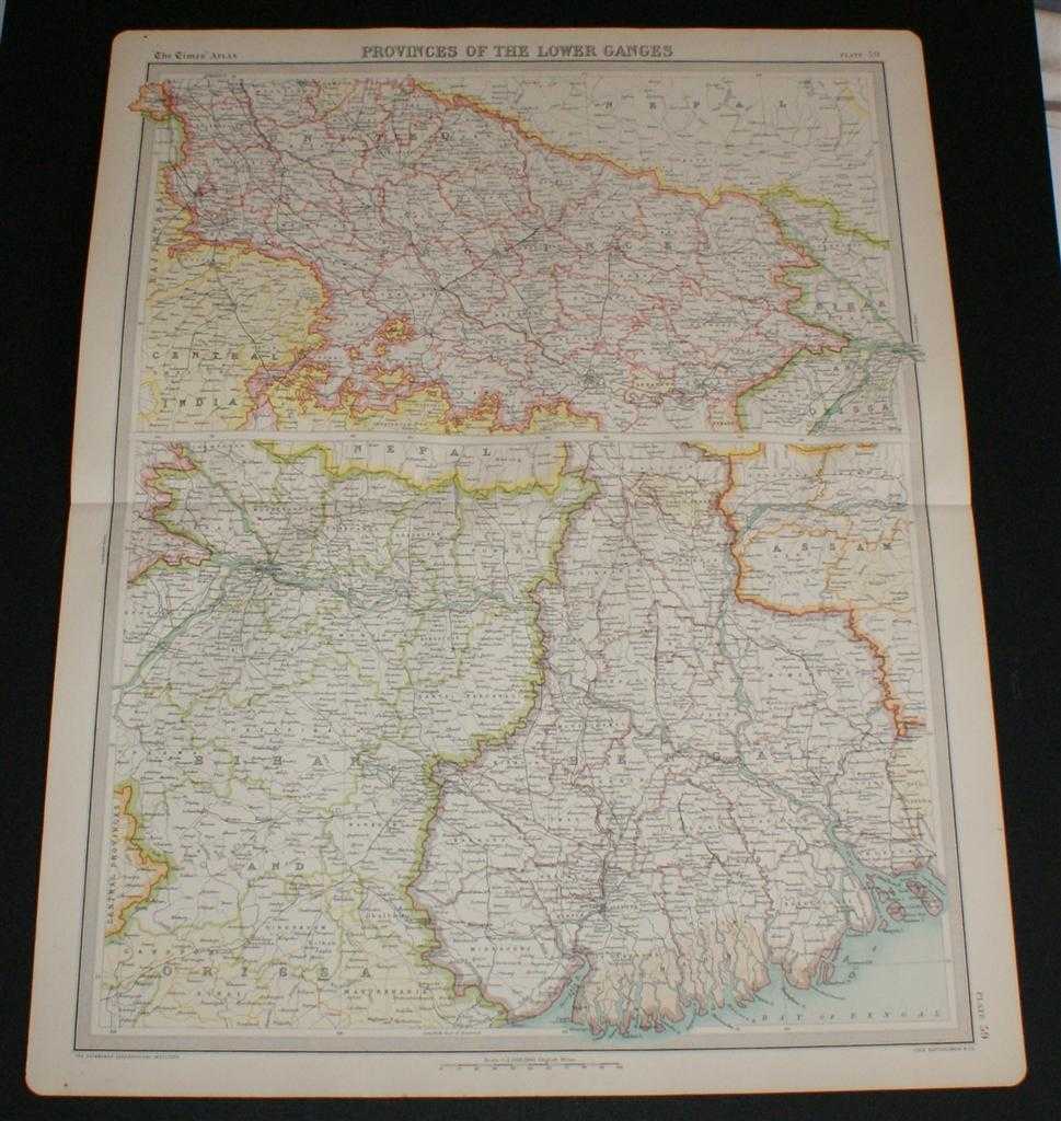 The Times and J. G. Bartholomew - Map of India 