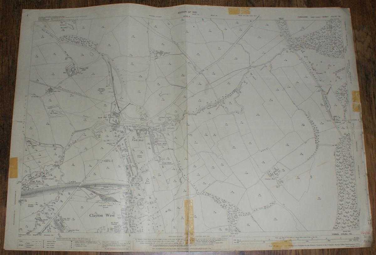 Ordnance Survey - 1:2,500 Ordnance Survey Map, Yorkshire (West Riding) Sheet CCLXI.12. Edition of 1931, Re-surveyed 1891-2, Revised 1929, Re-Levelled 1930 75/31, Park Mill and Surrounding Area