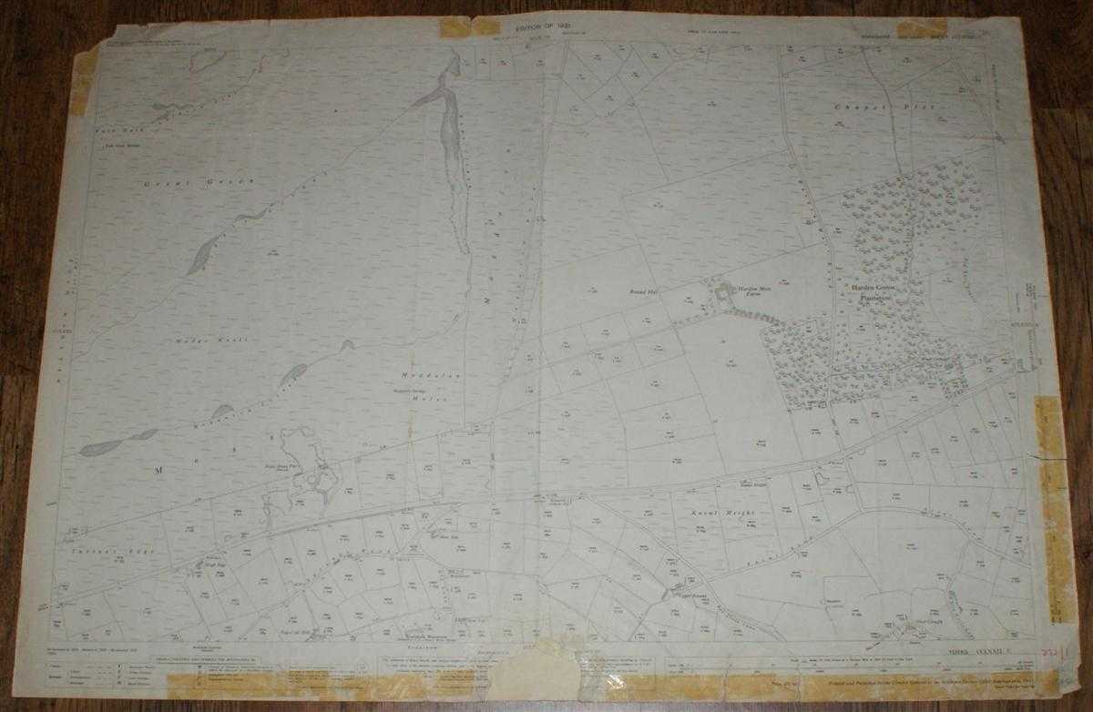 Ordnance Survey - 1:2,500 Ordnance Survey Map, Yorkshire (West Riding) Sheet CCLXXII.1. Edition of 1931, Re-Surveyed 1888, Revised 1929, Re-Levelled 1930, 75/31, Area Between Meltham and Holme