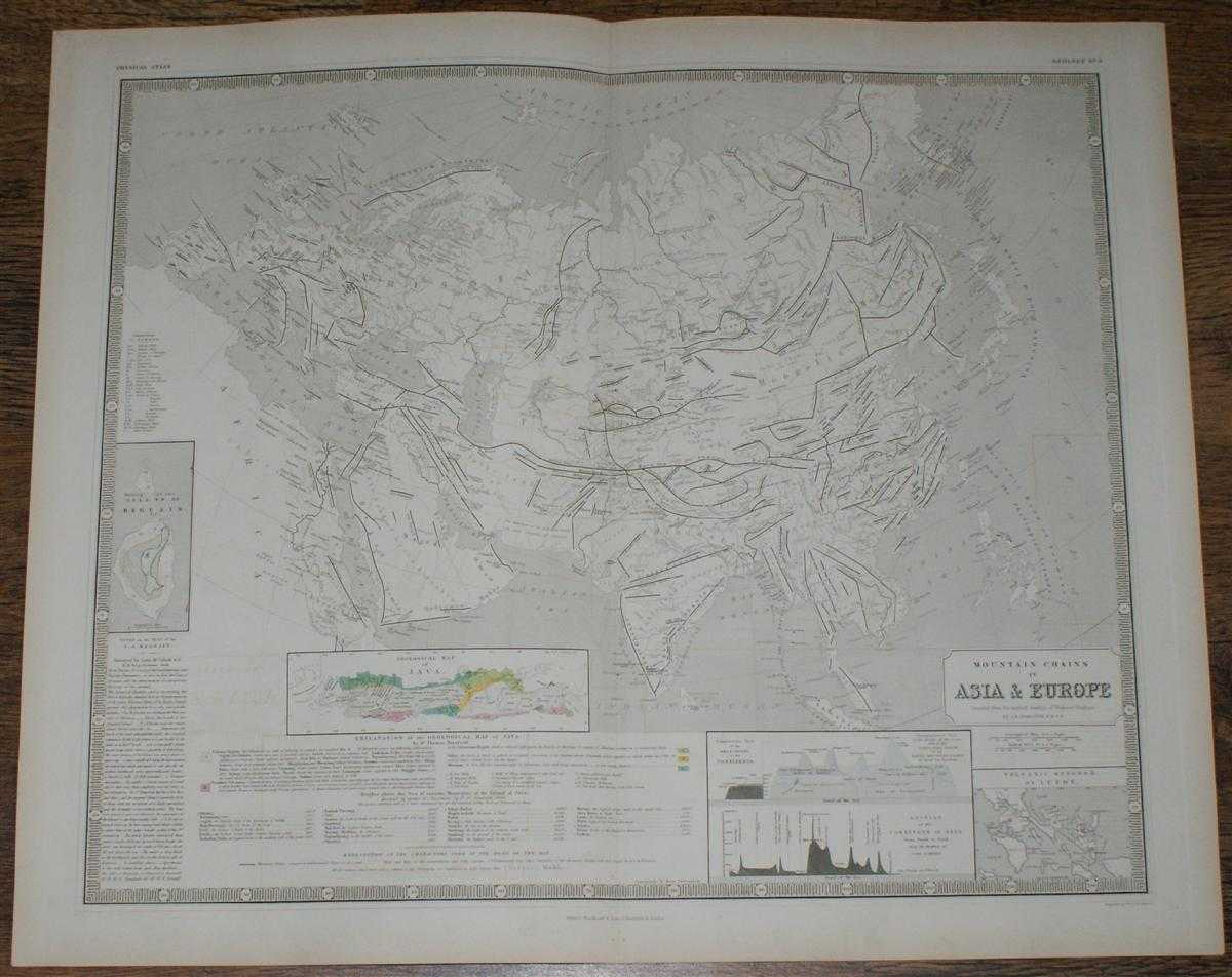 Alexander Keith Johnston - Mountain Chains in Asia & Europe inc. Luzon, Java and Reguain
