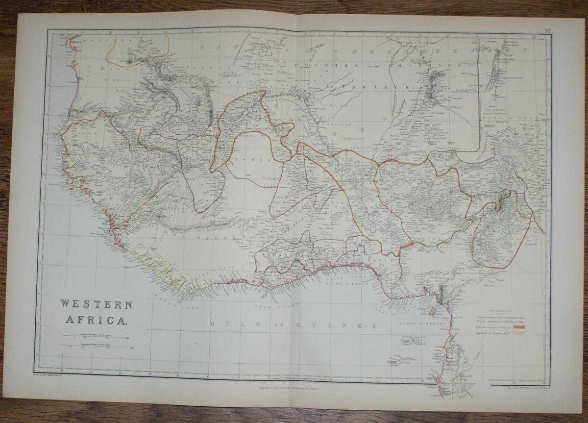 W. G. Blackie - 1884 Blackie's Map of Western Africa