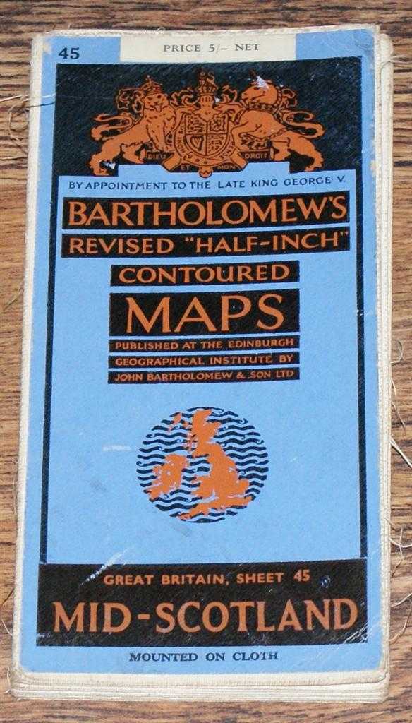 John Bartholomew & Son Ltd. - Mid-Scotland - Bartholomew's Revised 