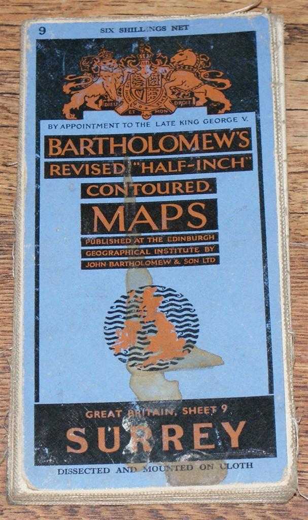 John Bartholomew & Son Ltd. - Surrey - Bartholomew's Revised 