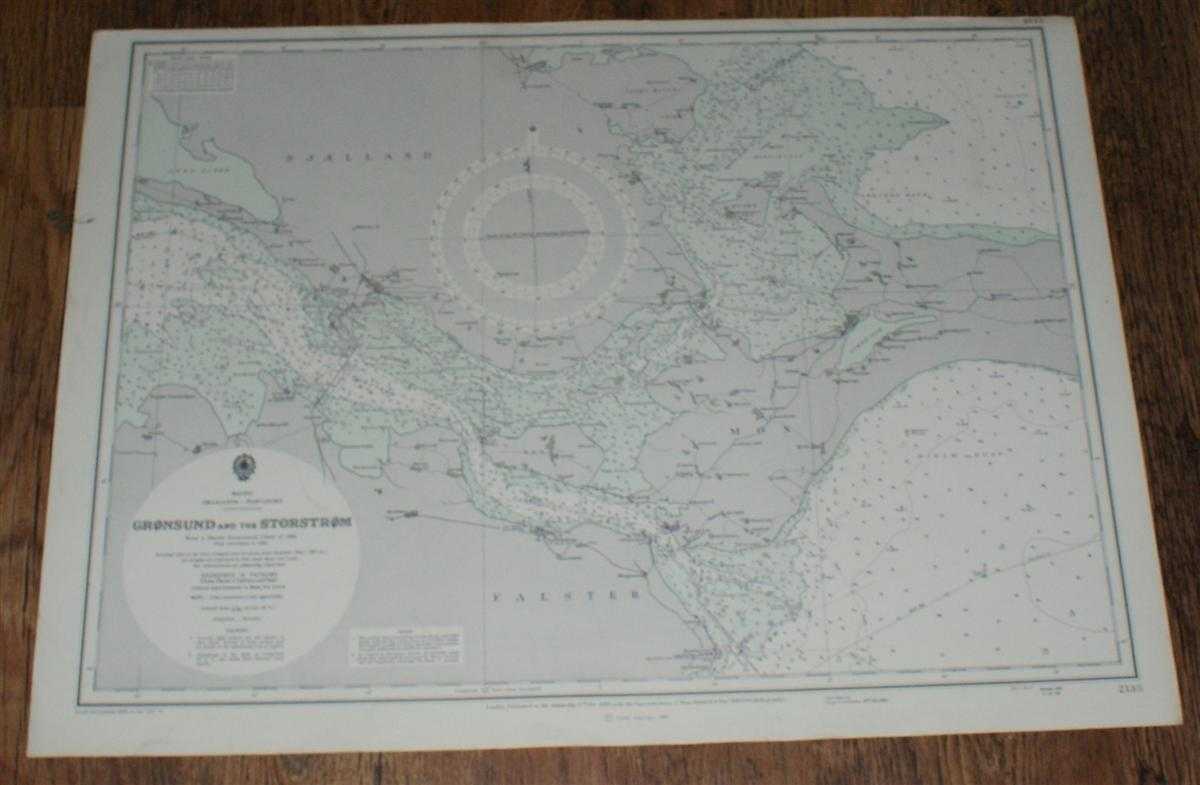 Admiralty - Nautical Chart No. 2138. Smaalands - Farvandet: Gronsund and the Storstrom. From a Danish Government Chart of 1924 with corrections to 1965. Small corrections to 1973. Scale 1:75,000