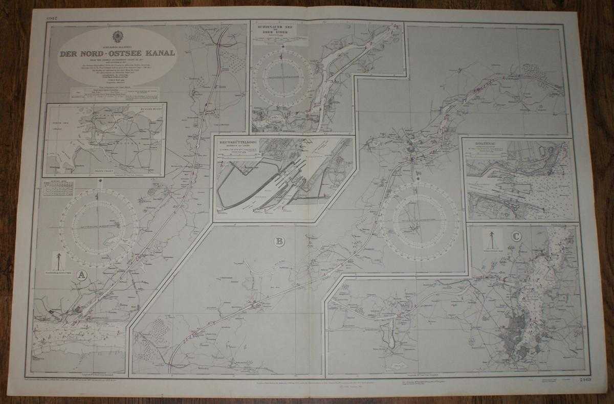 Admiralty - Nautical Chart No. 2469, Schleswig-Hostein, Der Nord - Ostee Kanal, various scales