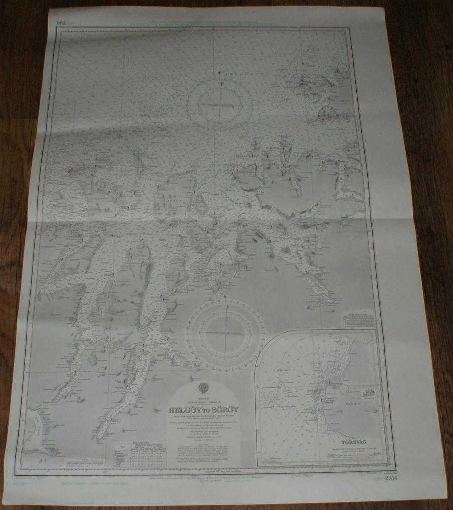 Admiralty - Nautical Chart No. L(D7)2314 Norway - Helgoy to Soroy