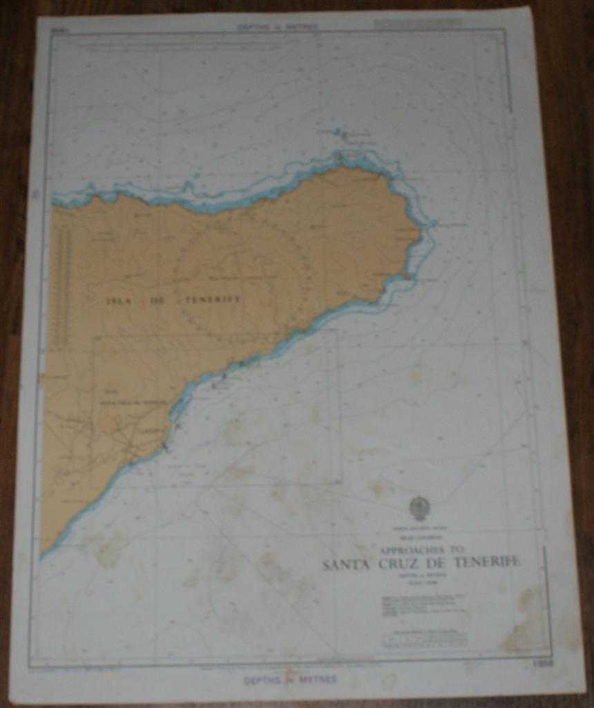 Admiralty - Nautical Chart No. 1858 North Atlantic Ocean - Islas Canarias, Approaches to Santa Cruz de Tenerife