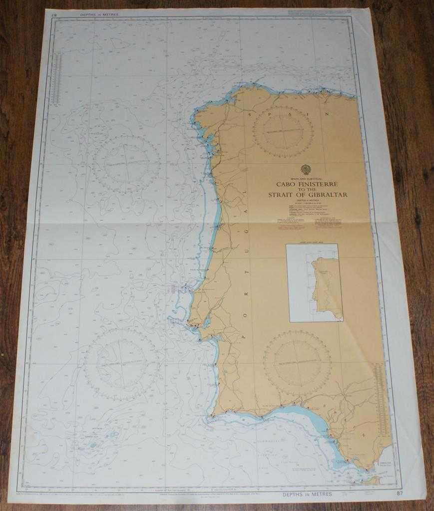 Admiralty - Nautical Chart No. 87 Spain and Portugal - Cabo Finisterre to the Strait of Gibraltar
