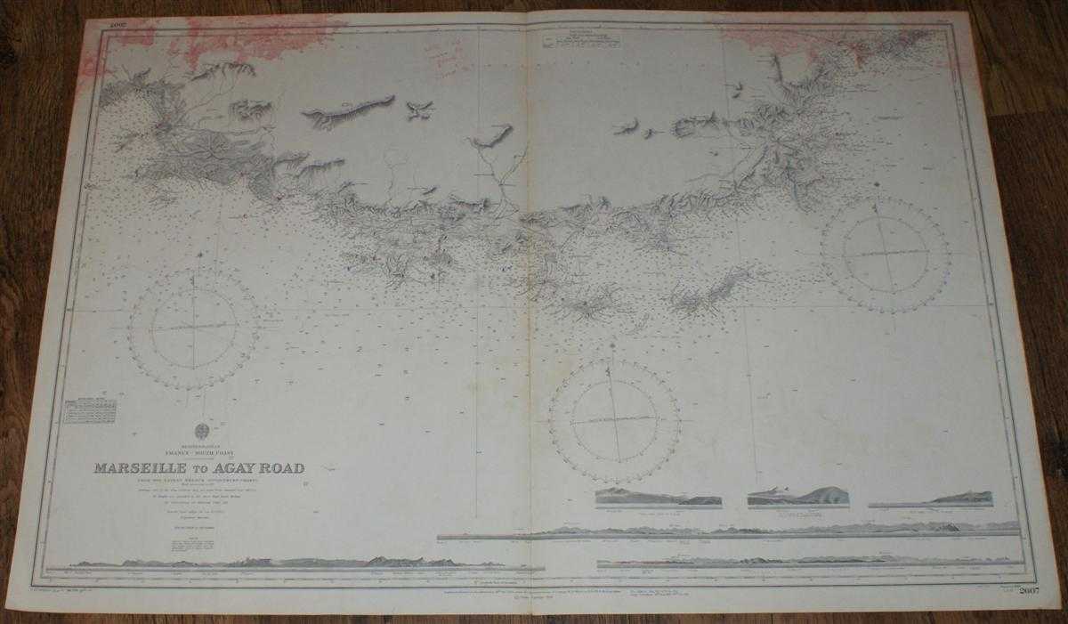 Admiralty - Nautical Chart No. 2607 Mediterranean, France - South Coast, Marseille to Agay Road