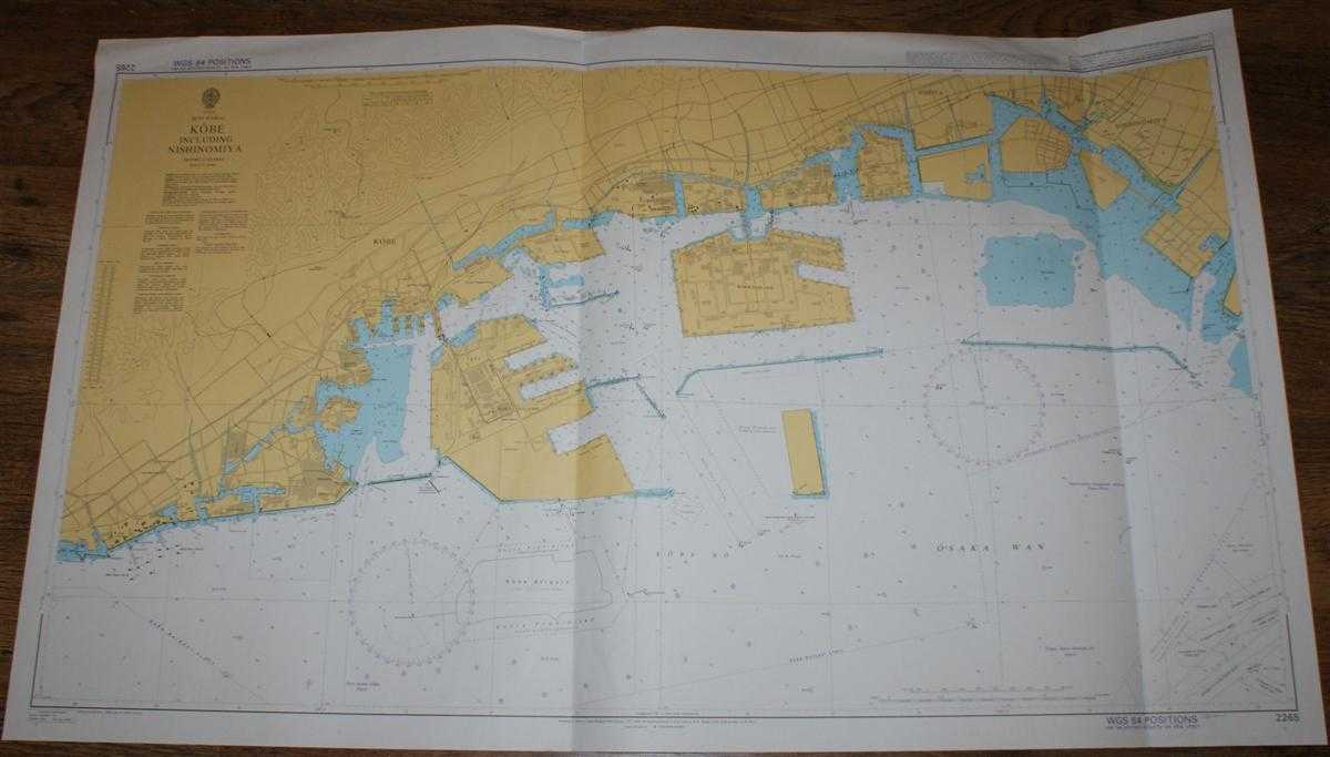 Admiralty - Nautical Chart No. 2265 Japan, Seto Naikai, Kobe including Nishinomiya