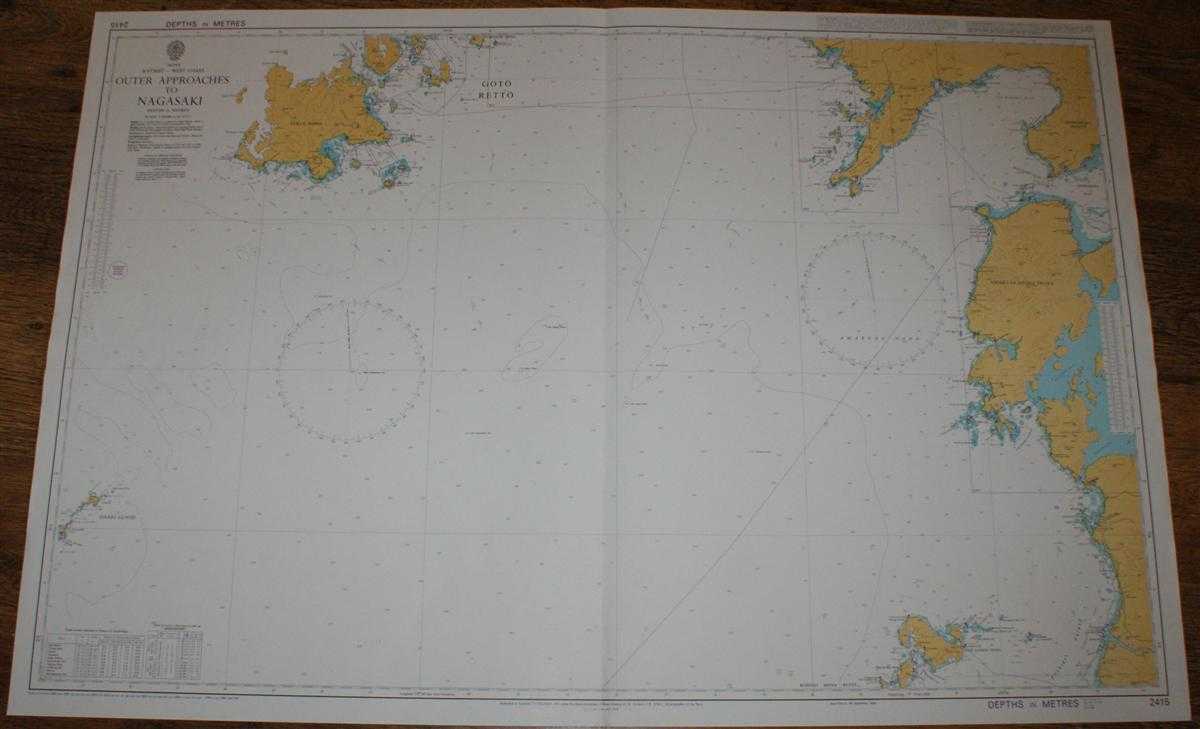 Admiralty - Nautical Chart No. 2415 Japan, Kyushu - West Coast, Outer Approaches to Nagasaki