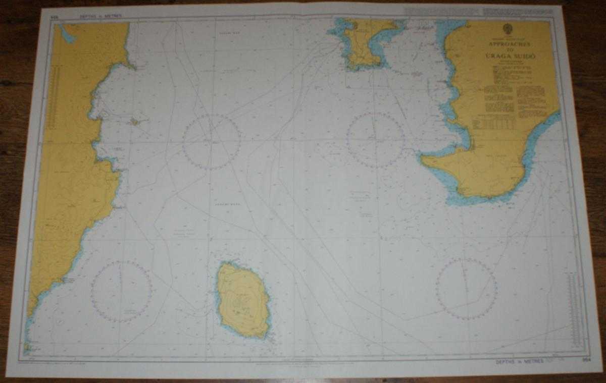 Admiralty - Nautical Chart No. 954 Japan, Honshu - South Coast, Approaches to Uraga Suido