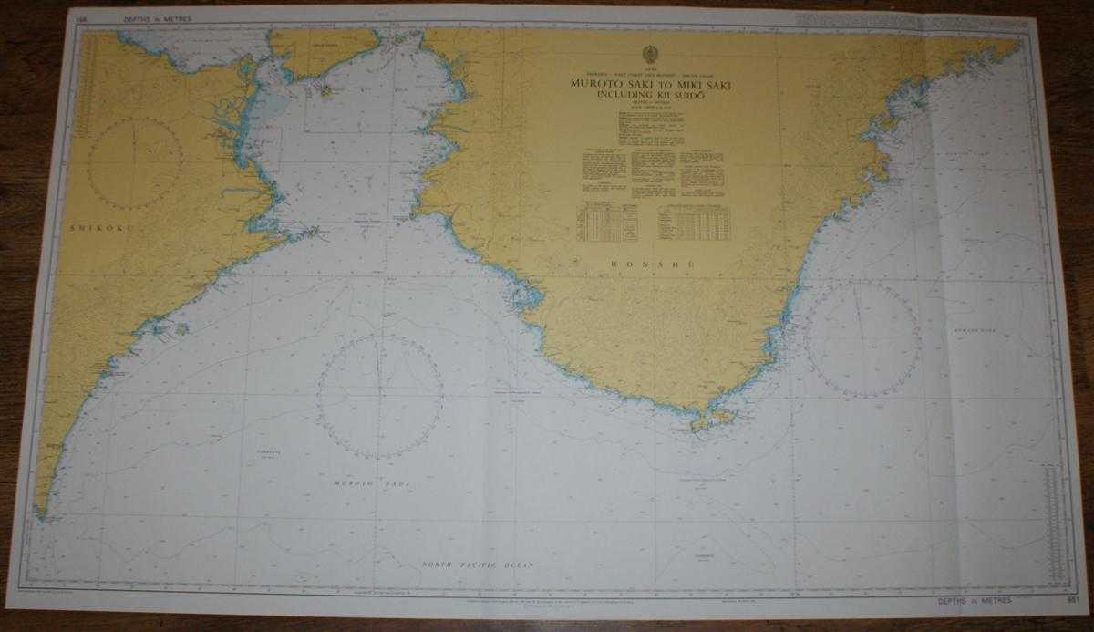 Admiralty - Nautical Chart No. 951 Japan, Shikoku - East Coast and Honshu - South Coast, Muroto Saki to Miki Saki including Kii Suido