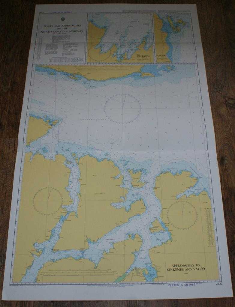 Admiralty - Nautical Chart No. 2332 Ports and Approaches on the North Coast of Norway - Mehamn, Vardo, Kirkenes and Vadso