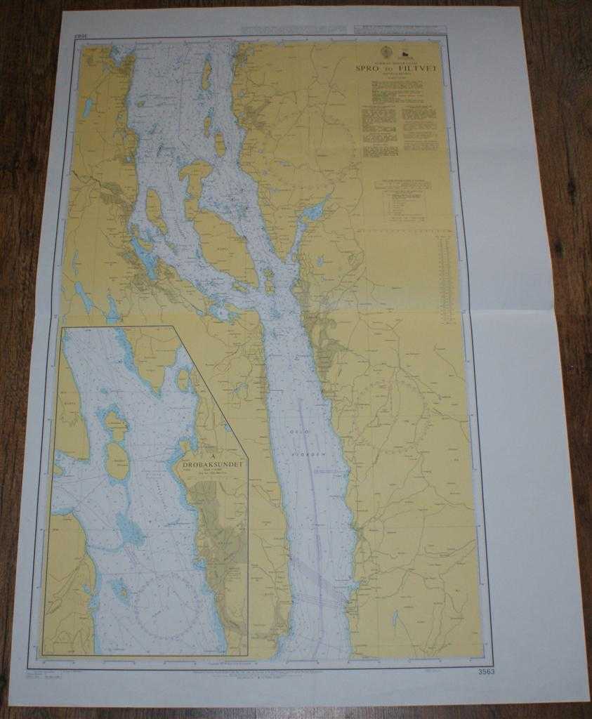 Admiralty - Nautical Chart No. 3563 Norway - South Coast, Spro to Filtvet
