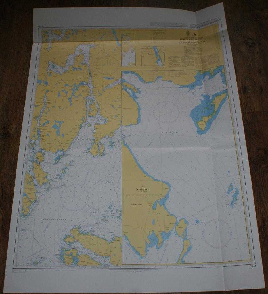 Admiralty - Nautical Chart No. 3541 Norway - West Coast, Boknafjorden and Skjoldafjorden