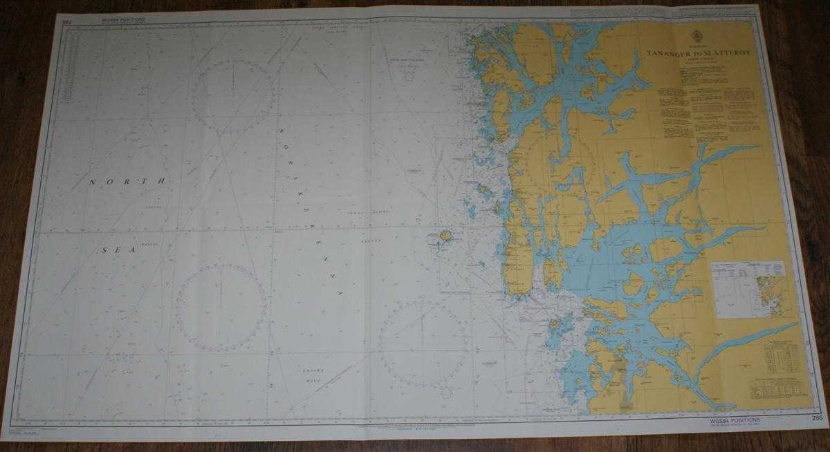 Admiralty - Nautical Chart No. 286 North Sea, Tananger to Slatteroy
