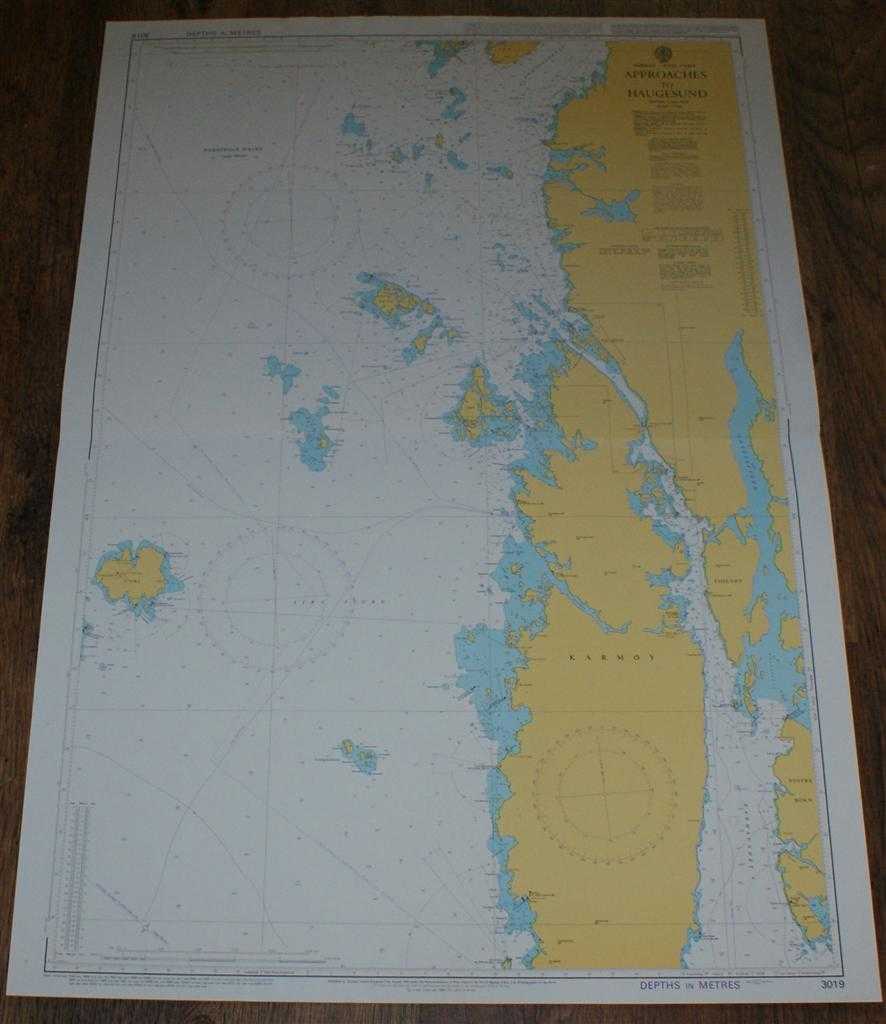 Admiralty - Nautical Chart No. 3019 Norway - West Coast, Approaches to Haugesund