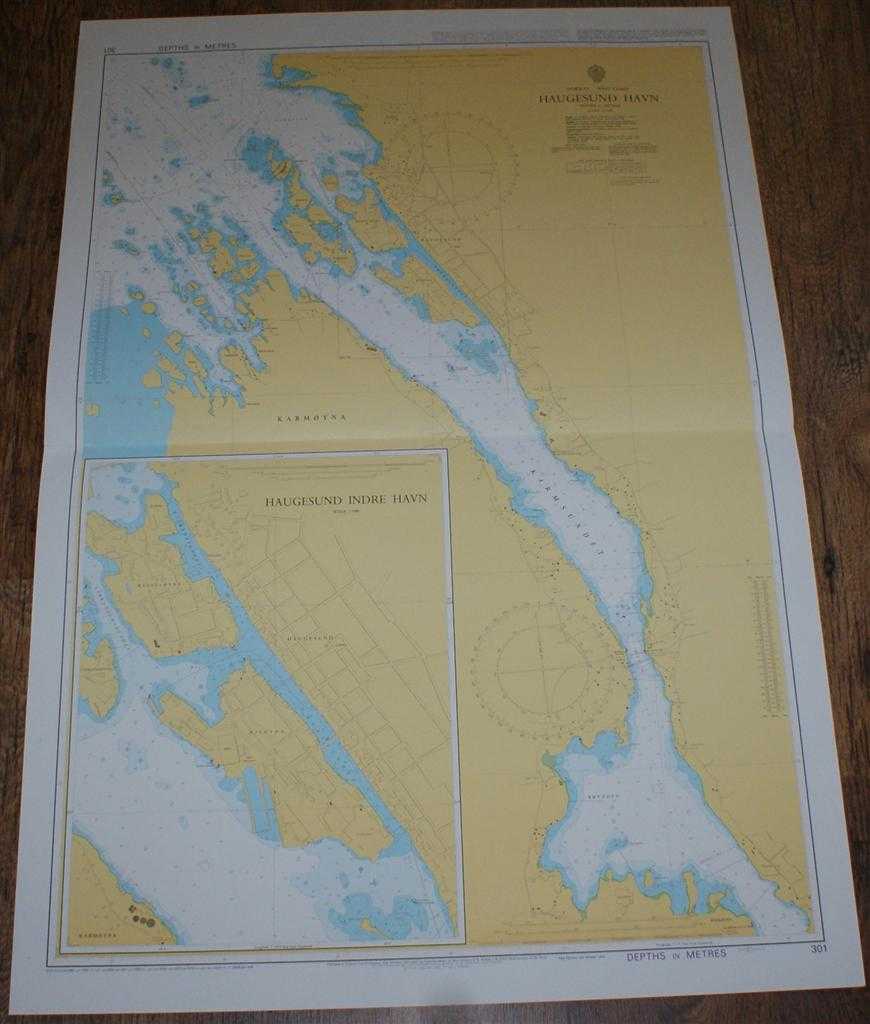 Admiralty - Nautical Chart No. 301 Norway - West Coast, Haugesund Havn