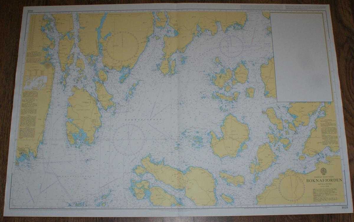 Admiralty - Nautical Chart No. 3025 Norway - West Coast, Boknafjorden