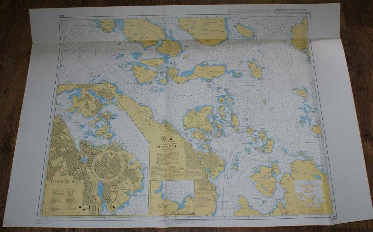 Admiralty - Nautical Chart No. 3002 Norway - West Coast, Stavanger
