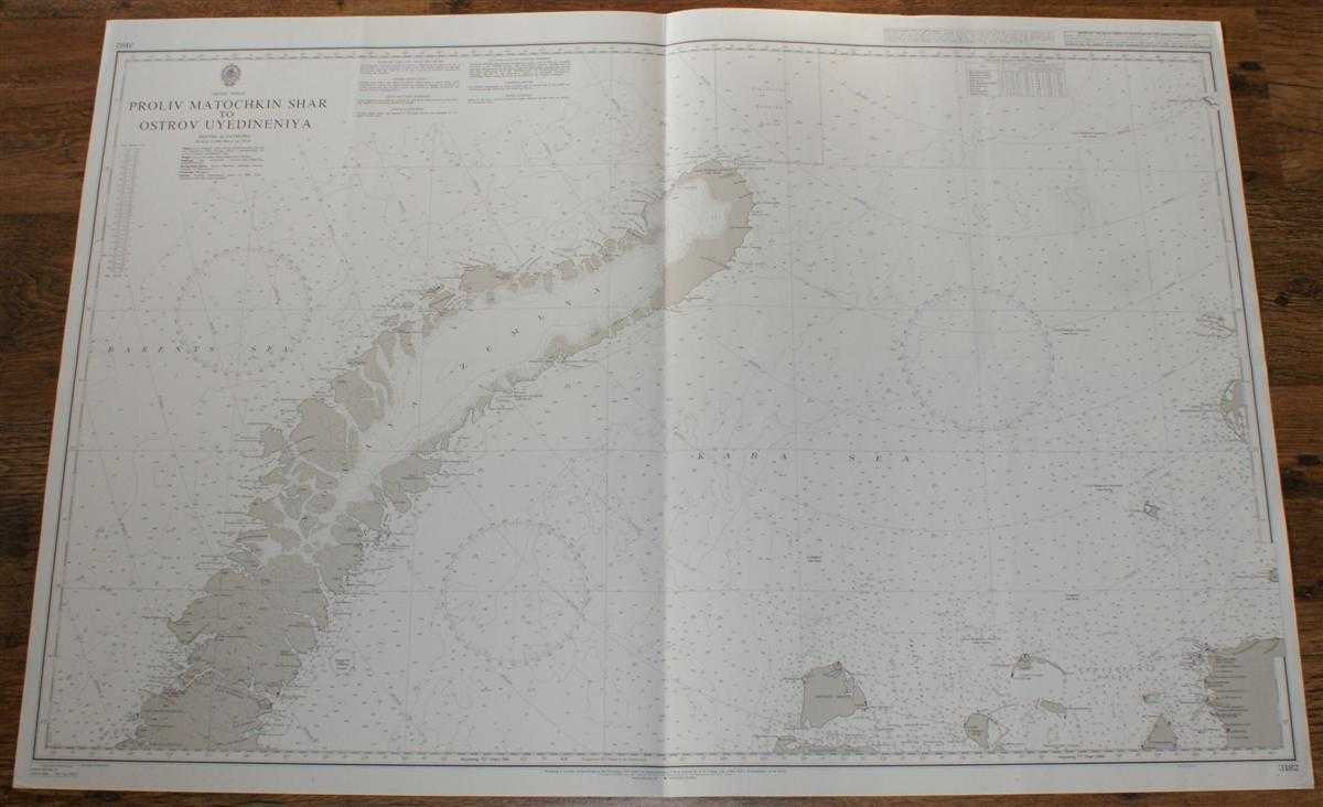 Admiralty - Nautical Chart No. 3182 Arctic Ocean, Proliv Matochkin to Ostrov Uyedineniya