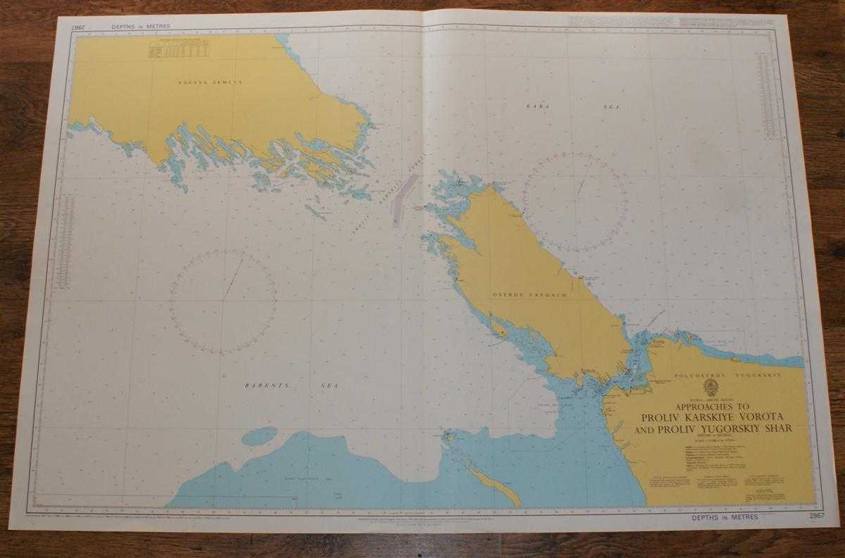 Admiralty - Nautical Chart No. 2967 Russia - Arctic Ocean, Approaches to Proliv Karskiye Vorota and Proliv Yugorskiy Shar
