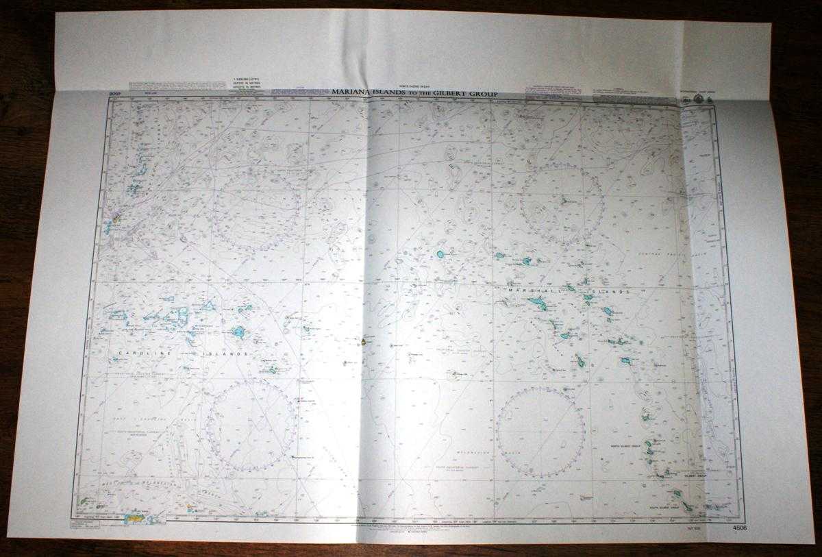 Admiralty - Nautical Chart No. 4506 North Pacific Ocean, Mariana Islands to the Gilbert Group