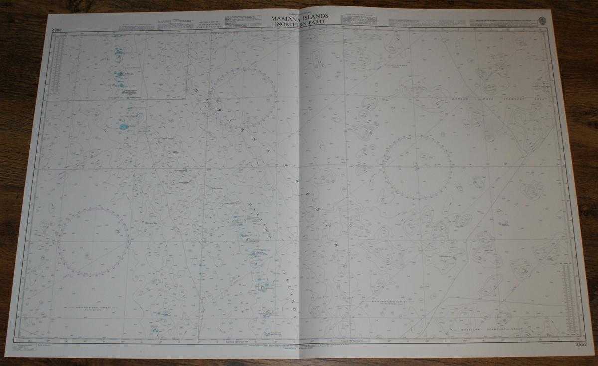 Admiralty - Nautical Chart No. 3552 North Pacific Ocean - Mariana Islands (Northern Part)