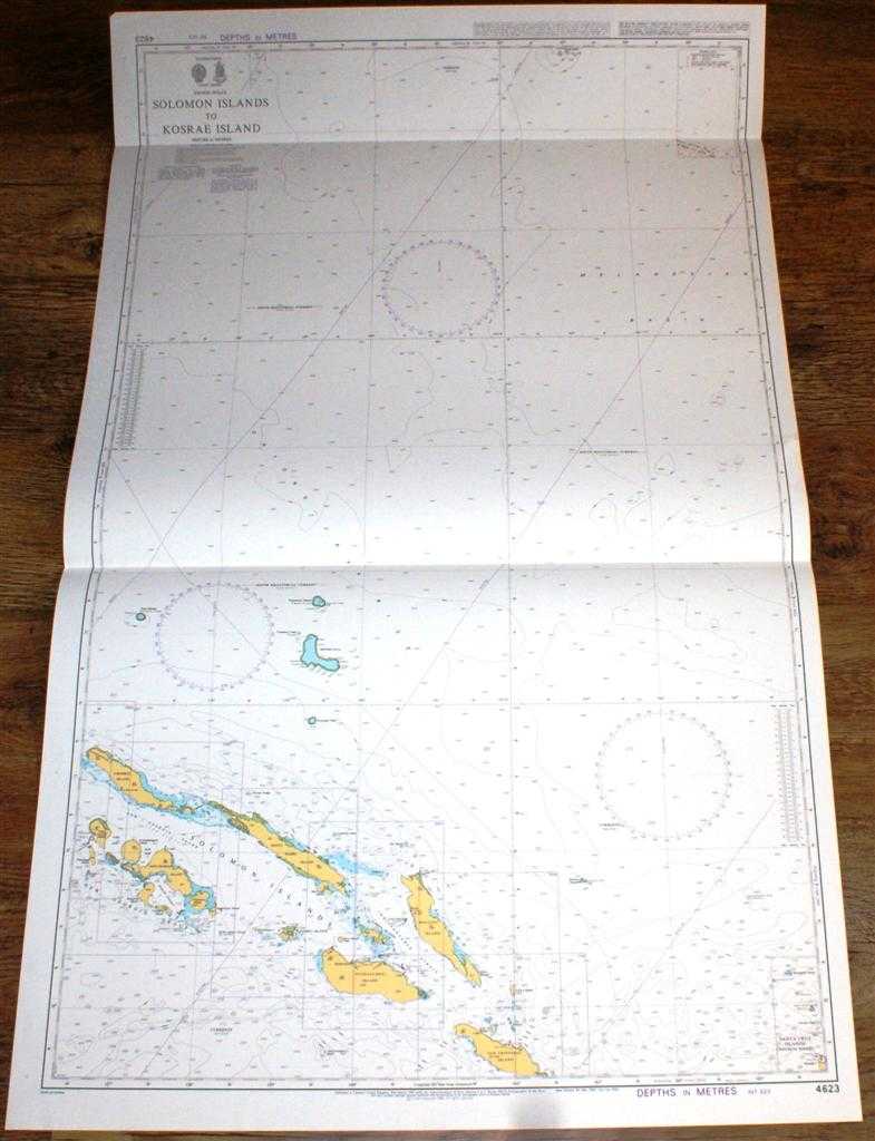 Admiralty - Nautical Chart No. 4623 Pacific Ocean - Solomon Islands to Kosrae Island