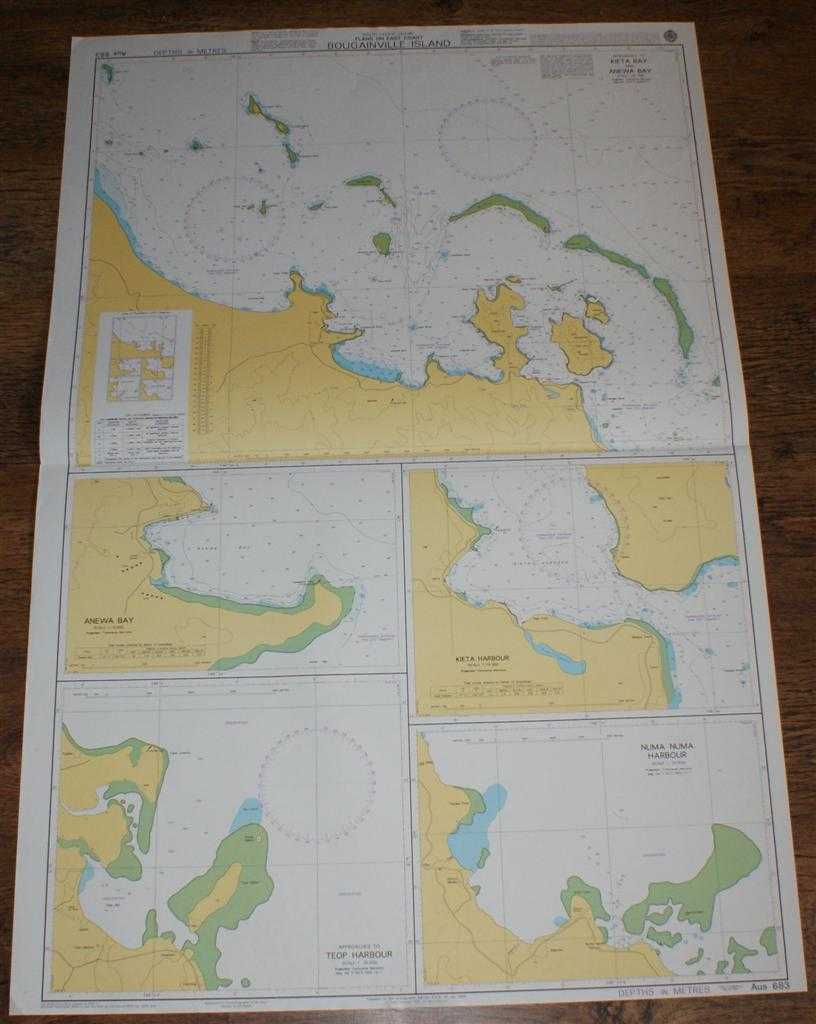 Admiralty - Nautical Chart No. AUS 683 South Pacific Ocean, Plans on the East Coast Bougainville Island