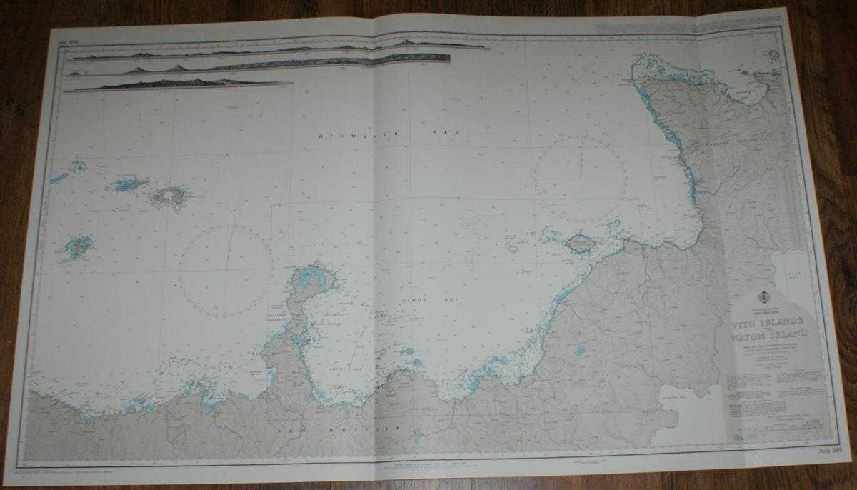 Admiralty - Nautical Chart No. AUS 395 Papua New Guinea - New Britain, Vitu Islands to Watom Island