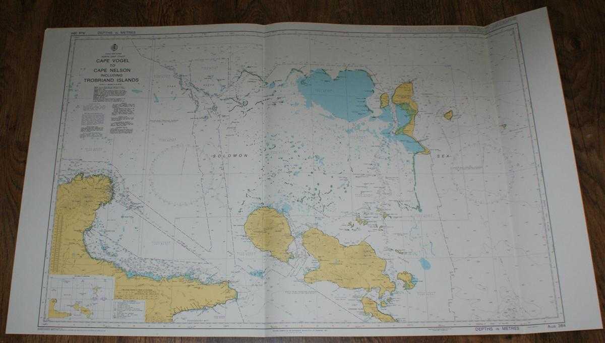 Admiralty - Nautical Chart No. AUS 384 Papua New Guinea - North East Coast, Cape Vogel to Cape Nelson including Trobriand Islands