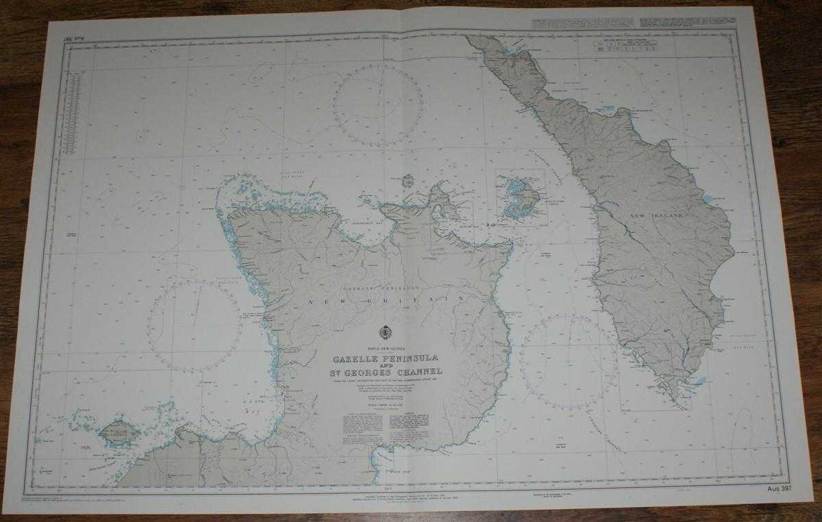 Admiralty - Nautical Chart No. AUS 397 Papua New Guinea - Gazelle Peninsula and St. Georges Channel