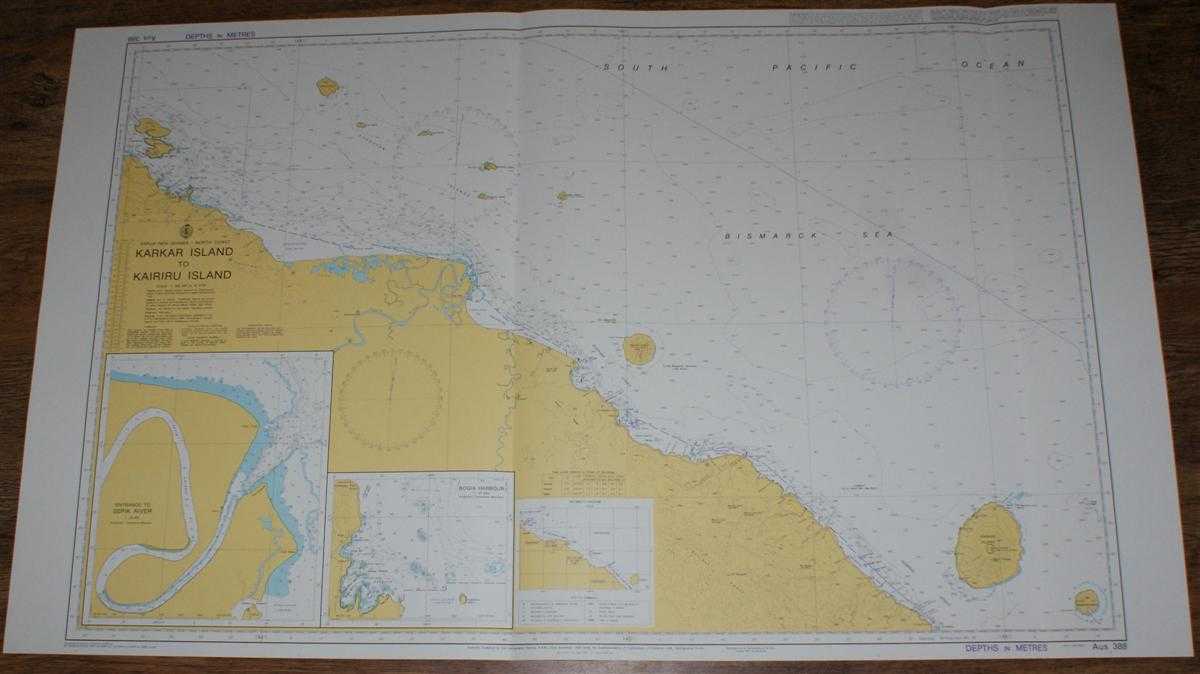 Admiralty - Nautical Chart No. AUS 388 Papua New Guinea - North Coast, Karkar Island to Kairiru Island