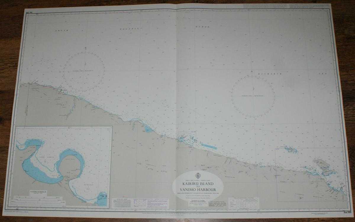 Admiralty - Nautical Chart No. AUS 389 Papua New Guinea - North Coast, Kairiru Island to Vanimo Harbour