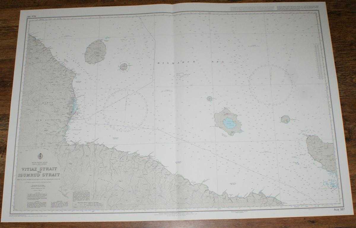 Admiralty - Nautical Chart No. AUS 387 South Pacific Ocean - Papua New Guinea, Vitiaz Strait to Isumrud Strait