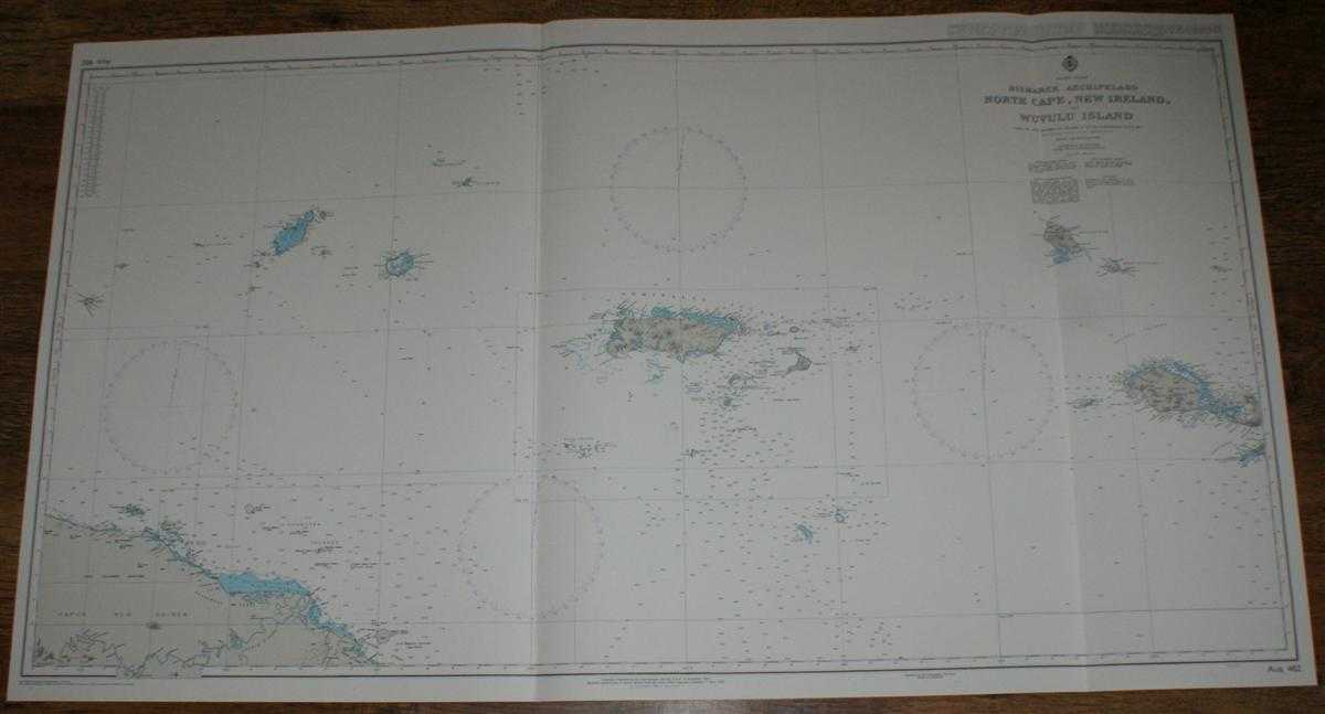 Admiralty - Nautical Chart No. AUS 462 Pacific Ocean - Bismarck Archipelago, North Cape, New Ireland to Wuvulu Island