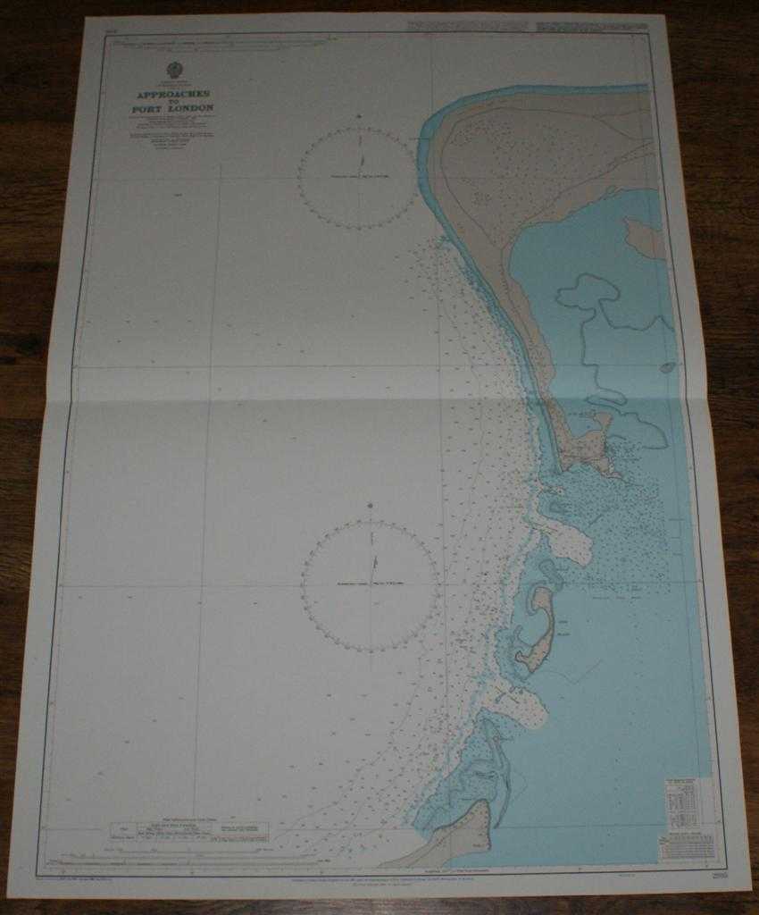 Admiralty - Nautical Chart No. 2995 Pacific Ocean - Christmas Island, Approaches to Port London