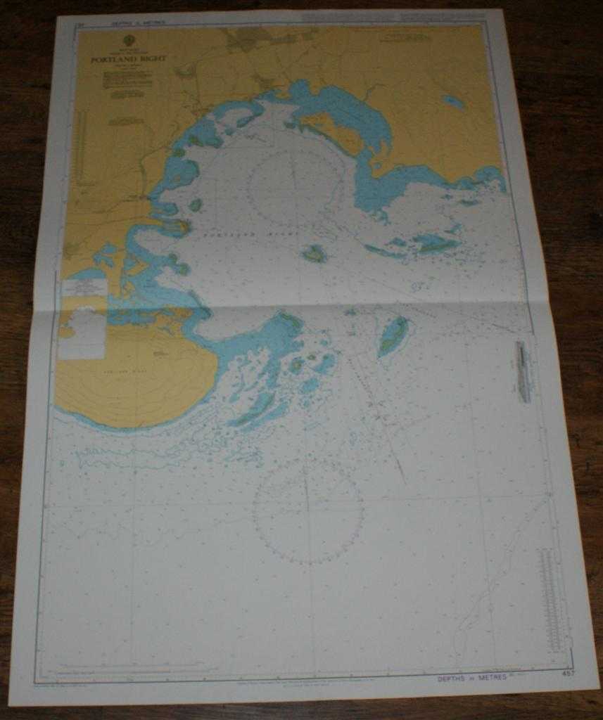 Admiralty - Nautical Chart No. 457 West Indies, Jamaica - South Coast, Portland Bight